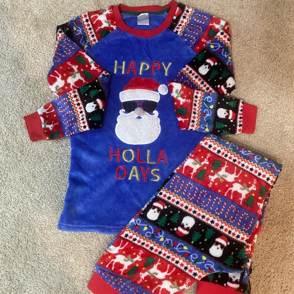 Fleece holiday PJs